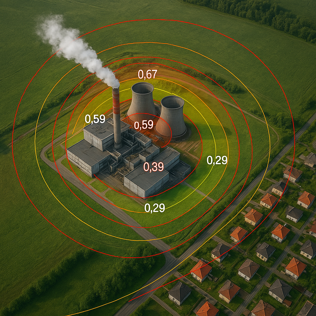Расчет рассеивания НДВ